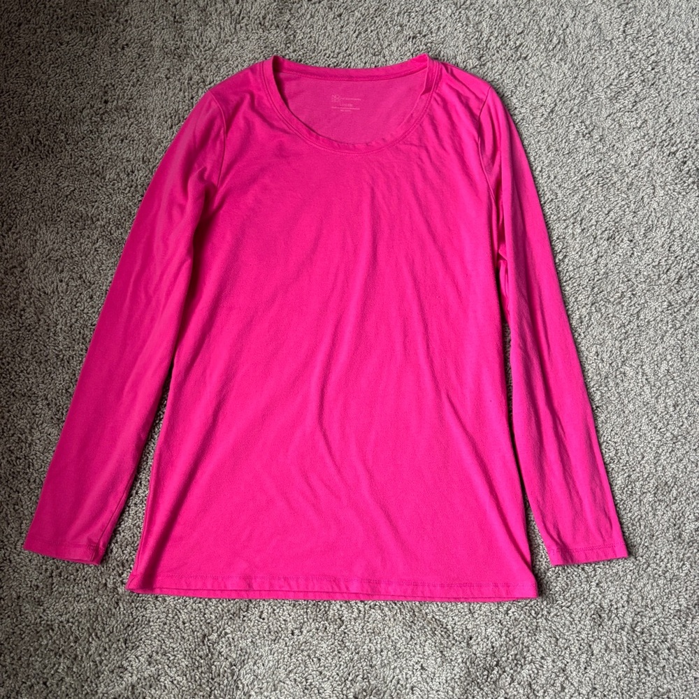 No Boundaries Size L Hot Pink Long Sleeve